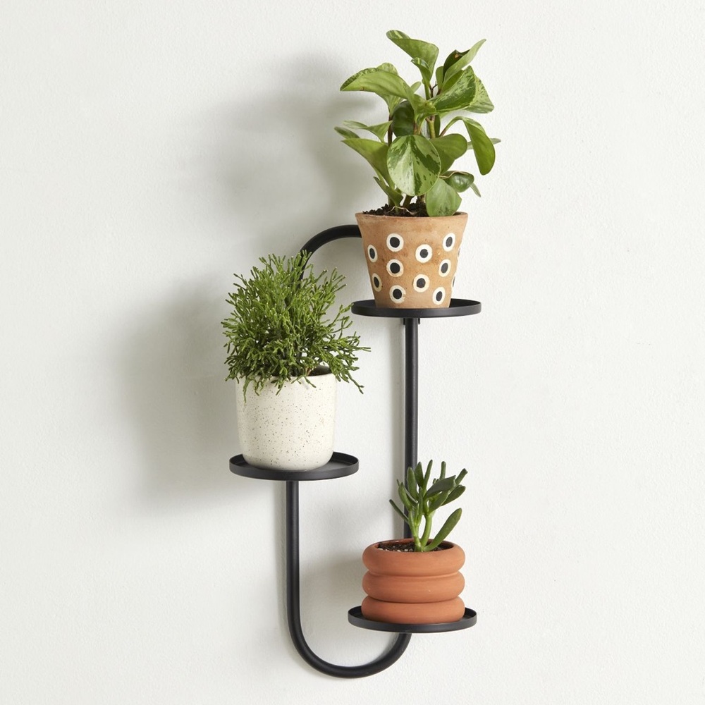 Urban Outfitters Black Wall Planter
